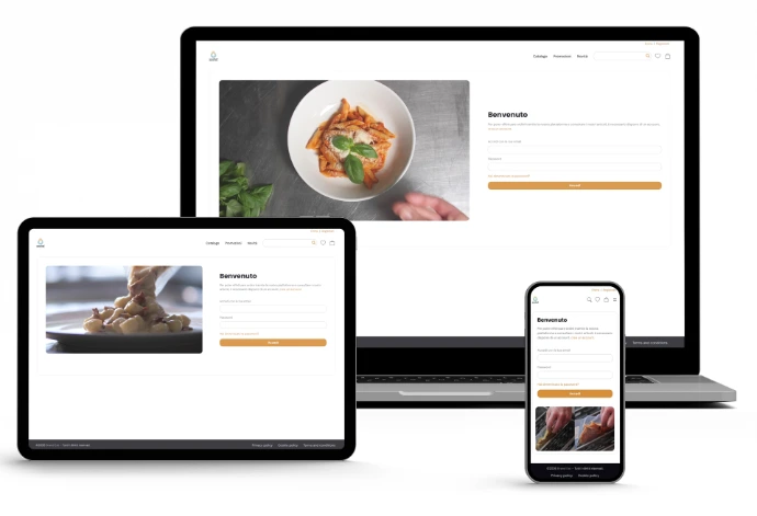 Realizzazione sito cliente Brand Eat S.r.l.