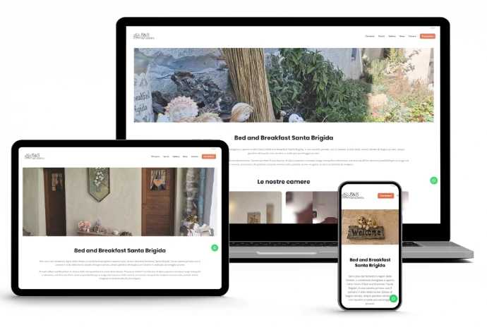 Realizzazione sito cliente Santa Brigida