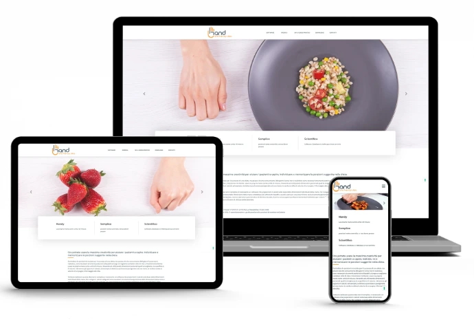Realizzazione sito cliente Handy Diet S.r.l.
